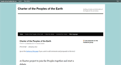 Desktop Screenshot of peoples-charter.rio20.net